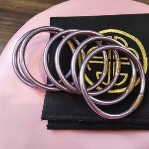 AUTHENTIC BuDhaGirl All Weather Bangles  LILA Size Medium